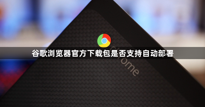 谷歌浏览器官方下载包是否支持自动部署1
