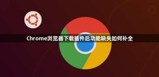 Chrome浏览器下载插件后功能缺失如何补全1