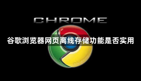 谷歌浏览器网页离线存储功能是否实用1
