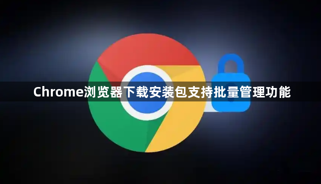 Chrome浏览器下载安装包支持批量管理功能1