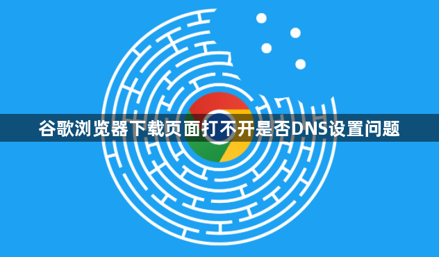 谷歌浏览器下载页面打不开是否DNS设置问题1